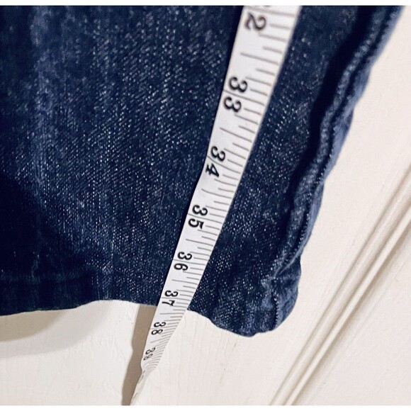 DICKIES Jeans Ladies Sz34 Relaxed Fit Ripped Dark Wash 28in Inseam 38In Outseam - Picture 7 of 11